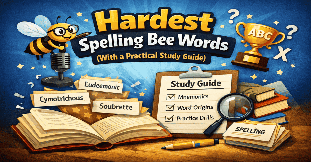 Hardest Spelling Bee Words