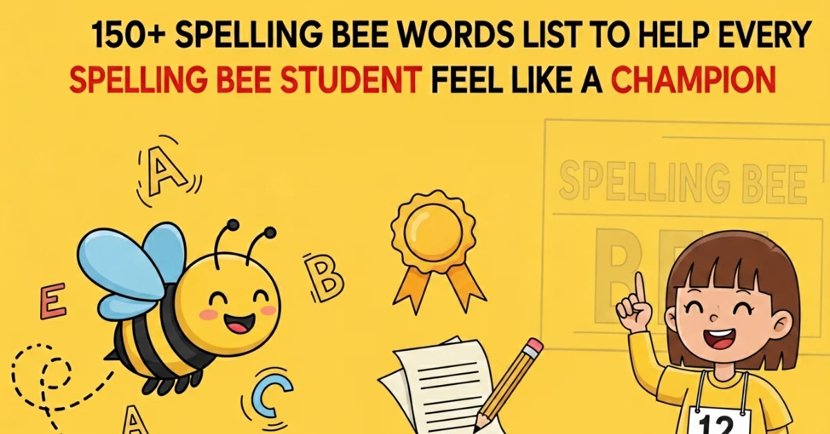 Spelling Bee Words By Grade